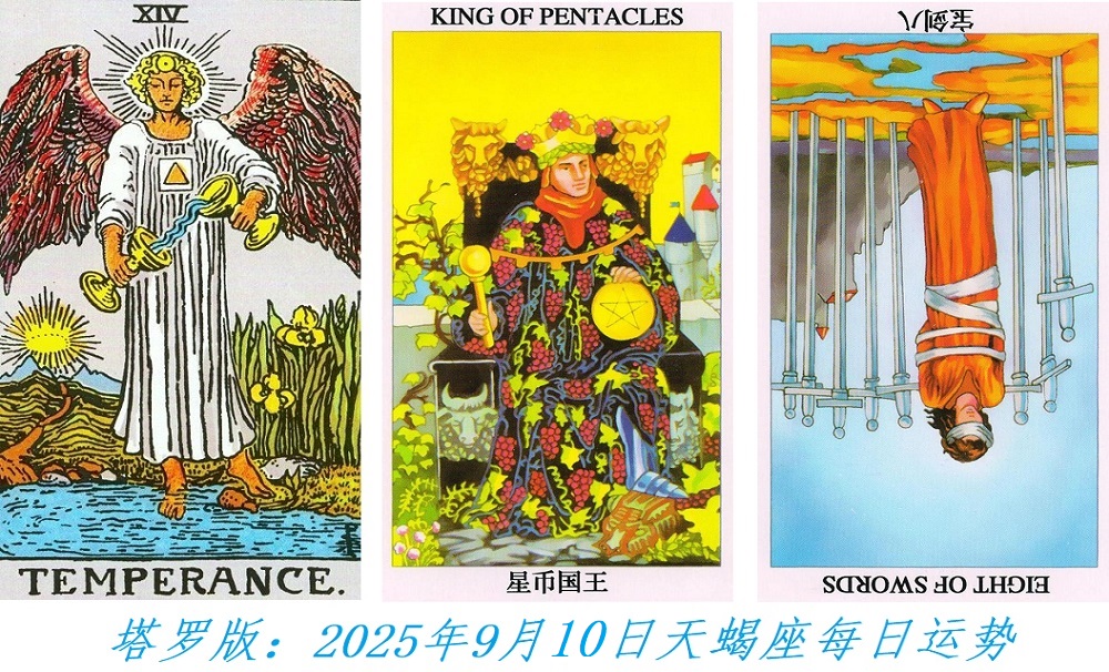 塔罗版：2025年9月10日天蝎座每日运势解读