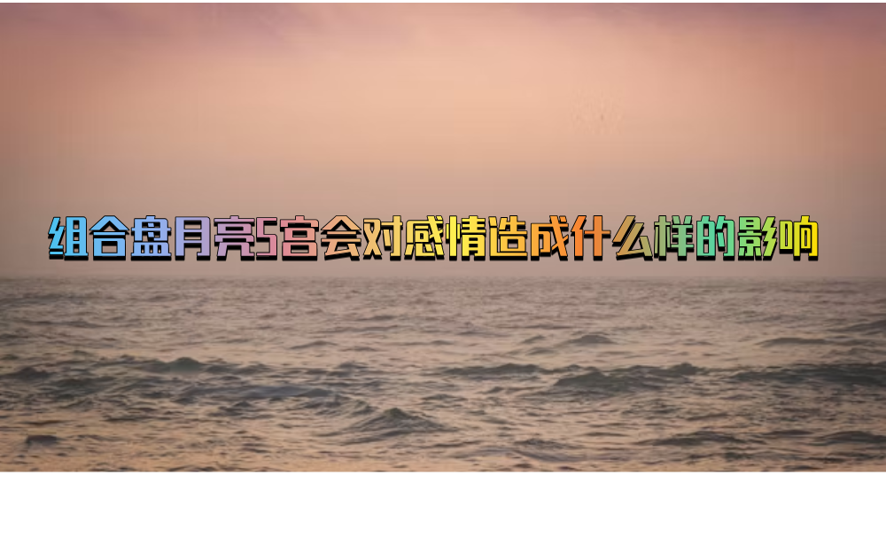 组合盘月亮5宫会对感情造成什么样的影响