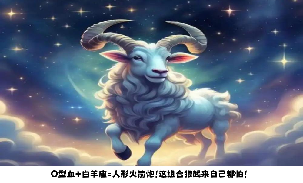 O型血+白羊座=人形火箭炮！这组合狠起来自己都怕！