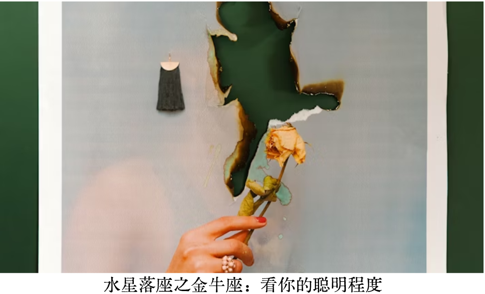 水星落座之金牛座:看你的聪明程度