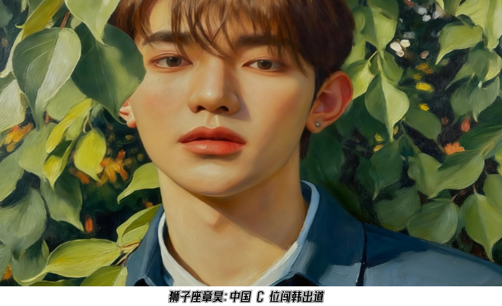 狮子座章昊：超燃！中国C位闯韩出道