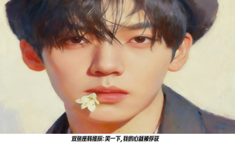 双鱼座韩维辰：笑一下，我的心就被俘获