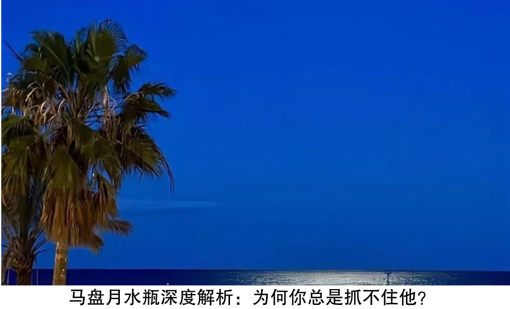 马盘月水瓶深度解析:为何你总是抓不住他?