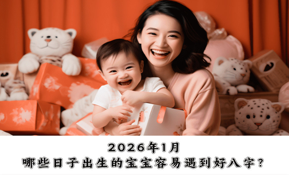 2026年1月，哪些日子出生的宝宝能遇到好八字？