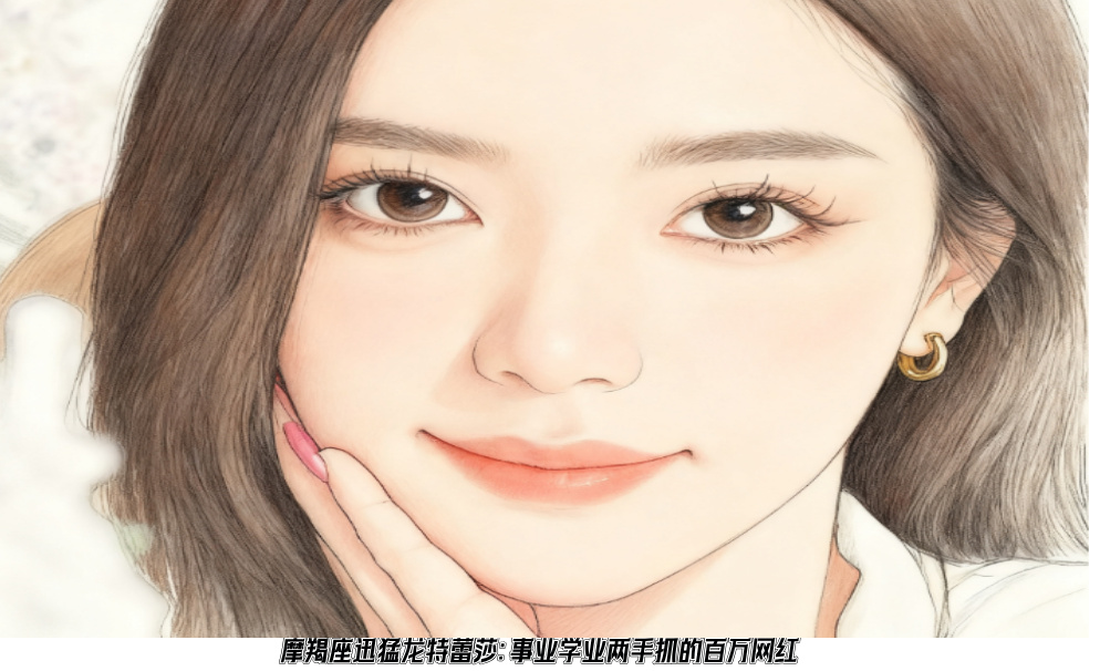 摩羯座迅猛龙特蕾莎：事业学业两手抓的百万网红