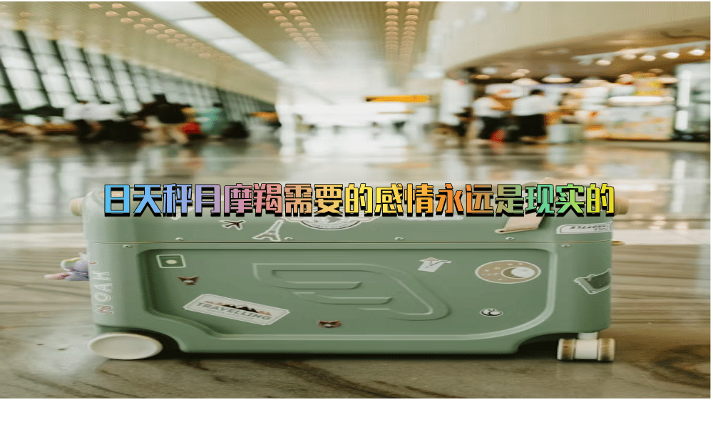 日天秤月摩羯需要的感情永远是现实的