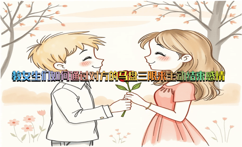 教女生们如何通过对方的马盘三限来主动结束感情