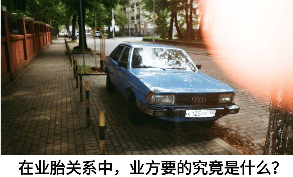 在业胎关系中，业方要的究竟是什么？