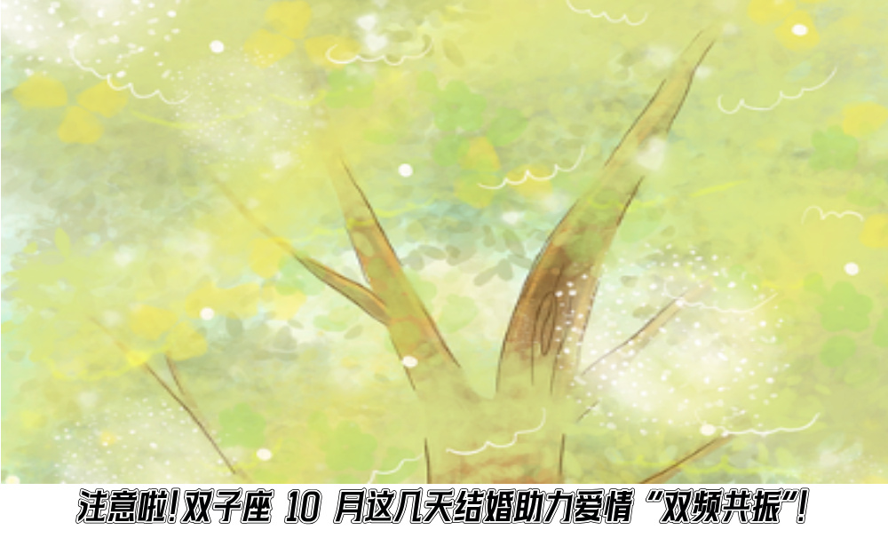 注意啦！双子座10月这几天结婚助力爱情“双频共振”！