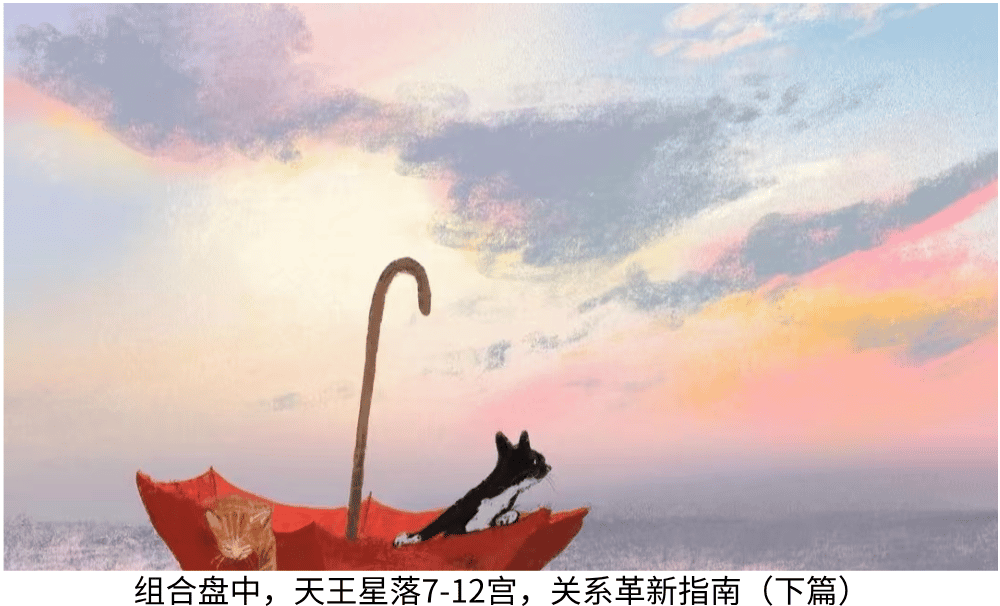 组合盘中，天王星落7-12宫，关系革新指南（下篇）