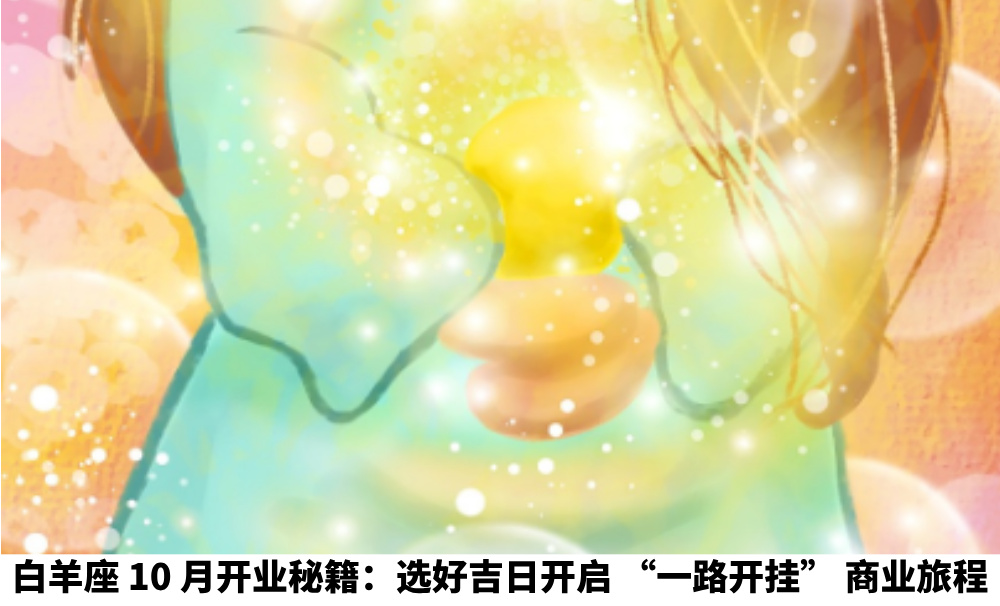 白羊座10月开业秘籍：选好吉日开启“一路开挂”