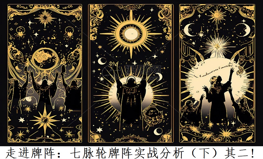 走进牌阵：七脉轮牌阵实战分析（下）其二!