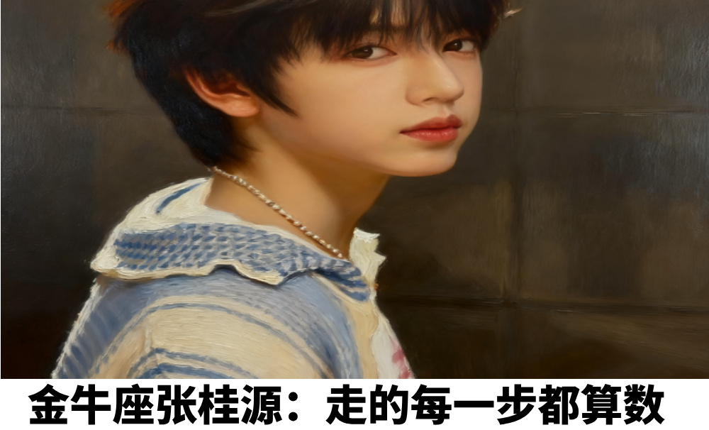 金牛座张桂源：走的每一步都算数