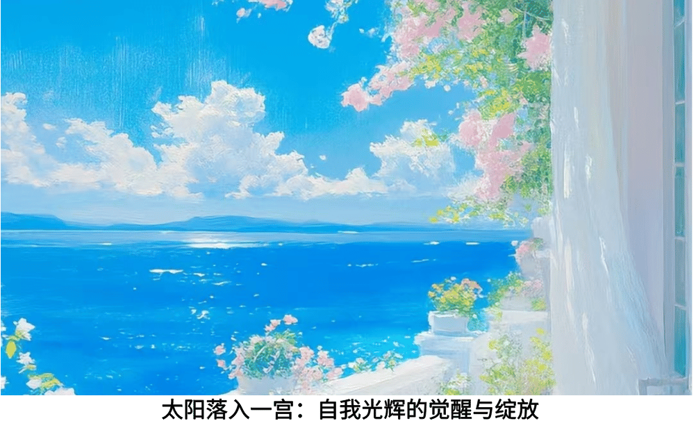 太阳落入一宫：自我光辉的觉醒与绽放