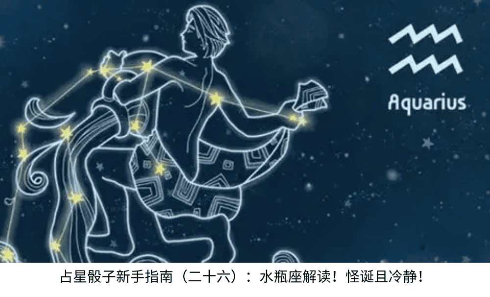 占星骰子新手指南(二十六):水瓶座解读!怪诞且冷静!
