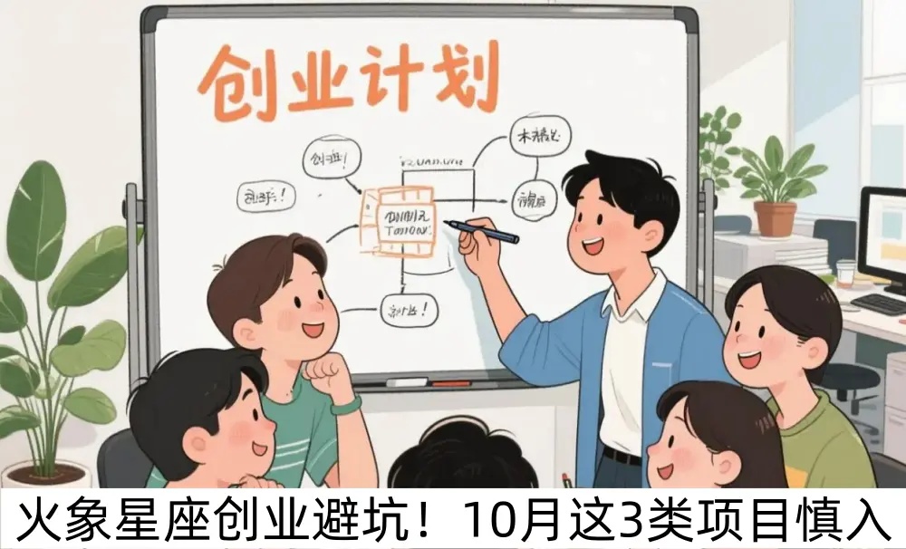火象星座创业避坑！10月这3类项目慎入