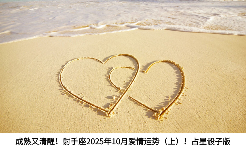 成熟又清醒！射手座2025年10月爱情运势（上）！占星骰子版