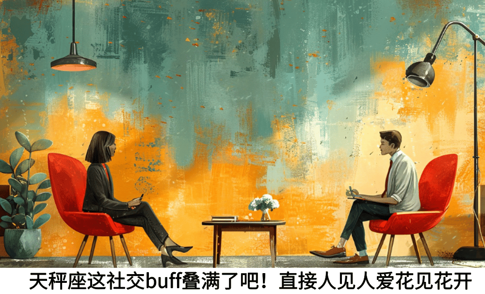 天秤座这社交buff叠满了吧！直接人见人爱花见花开