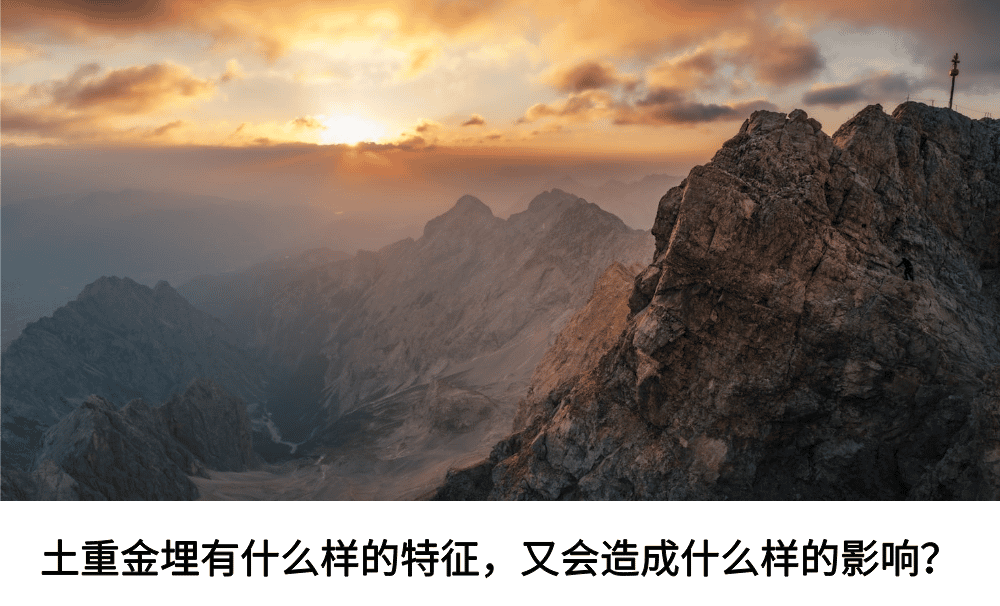 土重金埋有什么样的特征，又会造成什么样的影响？