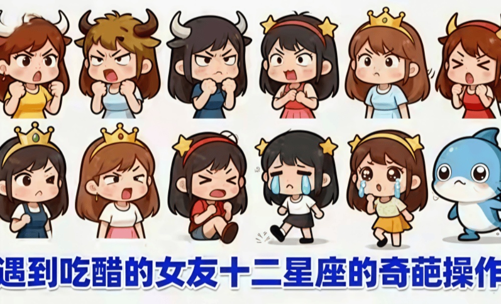 遇到吃醋的女友十二星座的奇葩操作（上）