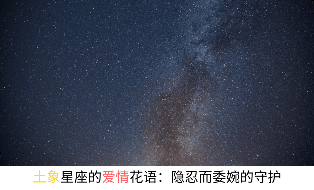 土象星座的爱情花语：隐忍而委婉的守护
