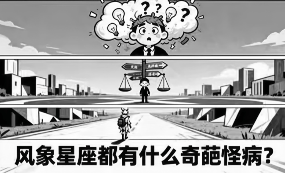 风象星座各自都有什么奇葩怪病？