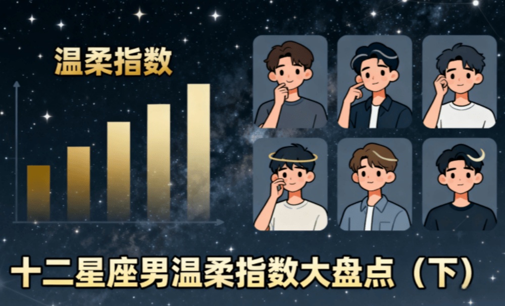 十二星座男温柔指数大盘点（下）