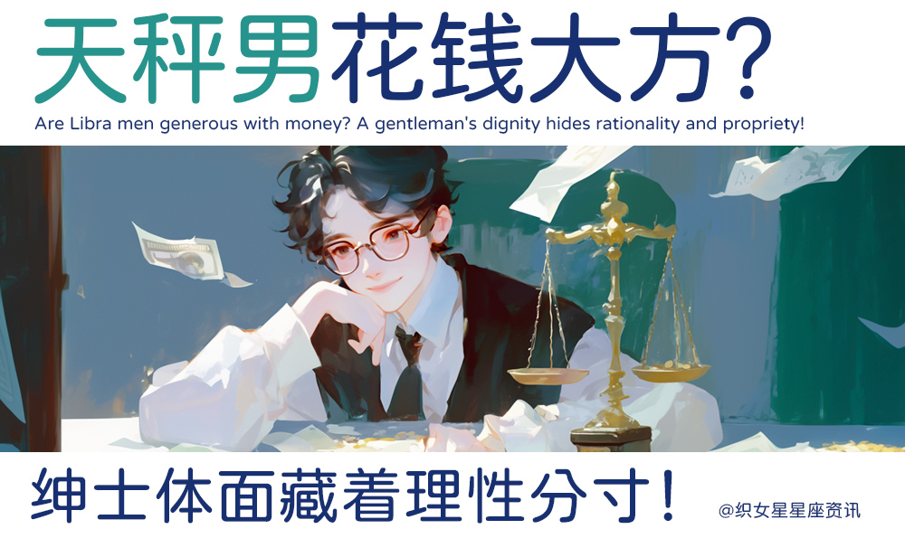天秤男花钱大方？绅士体面藏着理性分寸！