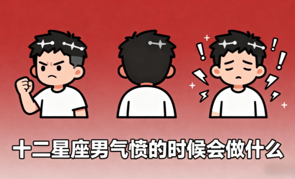 十二星座男气愤的时候会做什么？（上）