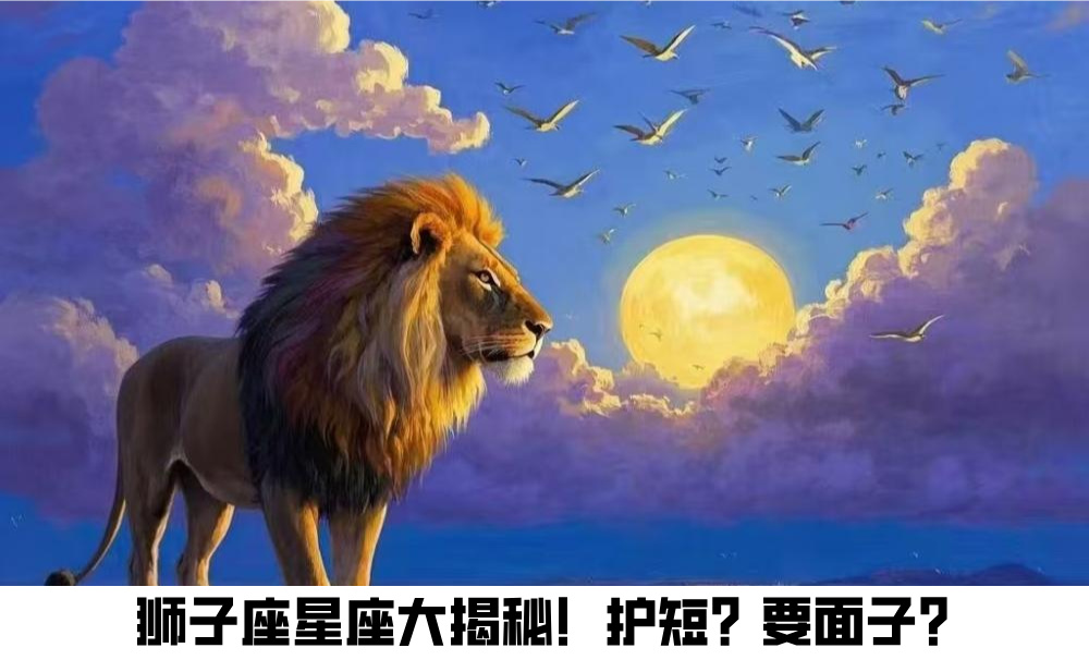 狮子座星座大揭秘！护短？要面子？