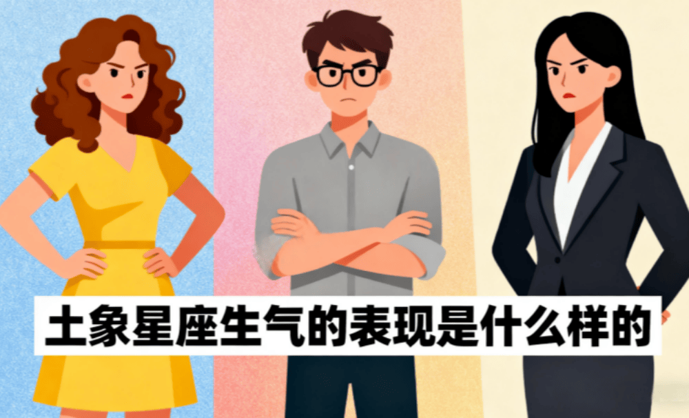 土象星座生气的表现是什么样的？