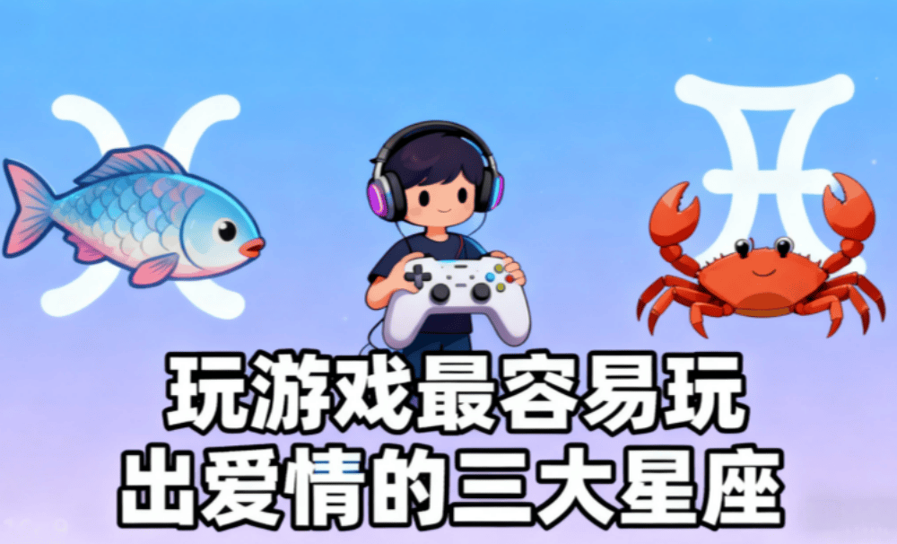 玩游戏最容易玩出爱情的三大星座