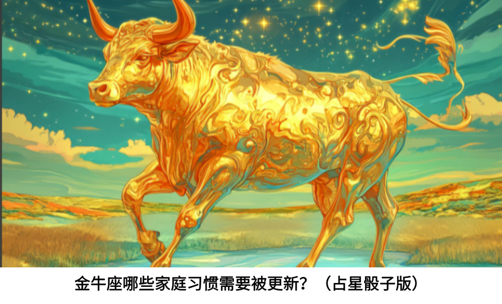 金牛座哪些家庭习惯需要被更新？（占星骰子版）