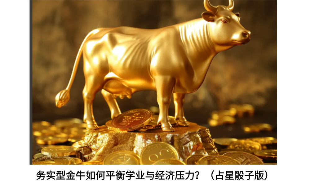 务实型金牛如何平衡学业与经济压力？（占星骰子版）