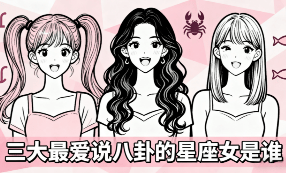 前三名最爱说八卦的星座女是谁？