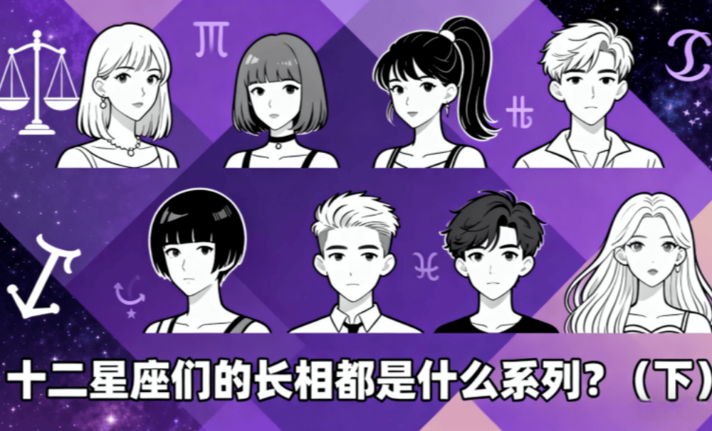 十二星座们的长相都是什么系列?（下）