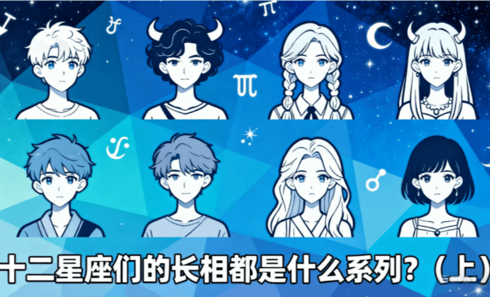 十二星座们的长相都是什么系列?（上）