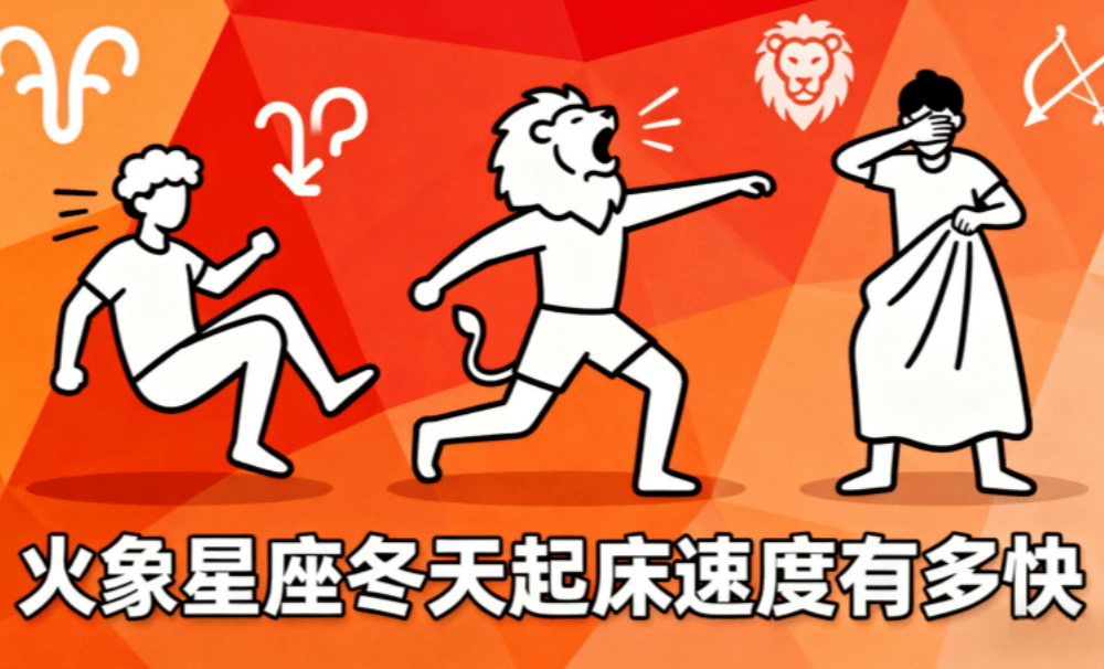火象星座在冬天起床速度有多快？