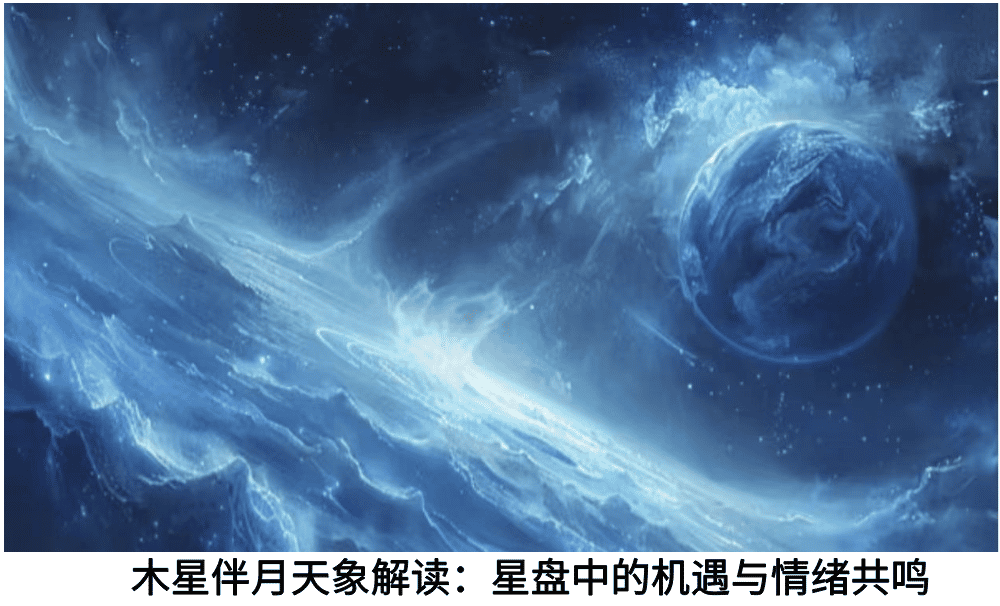 木星伴月天象解读：星盘中的机遇与情绪共鸣
