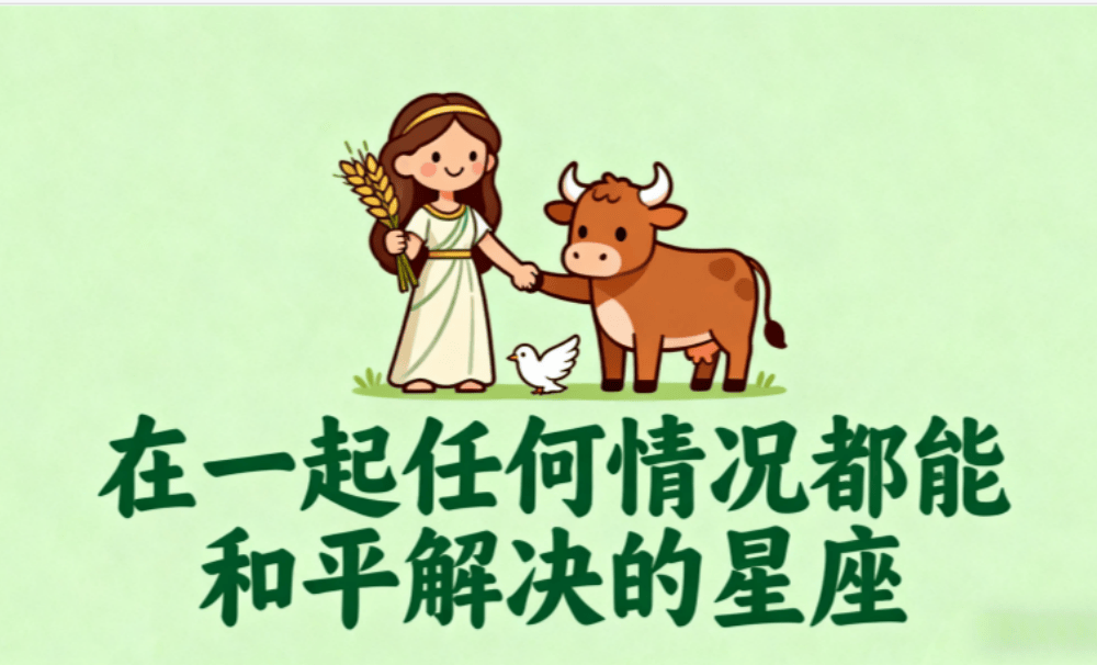 在一起任何情况都能和平解决的星座