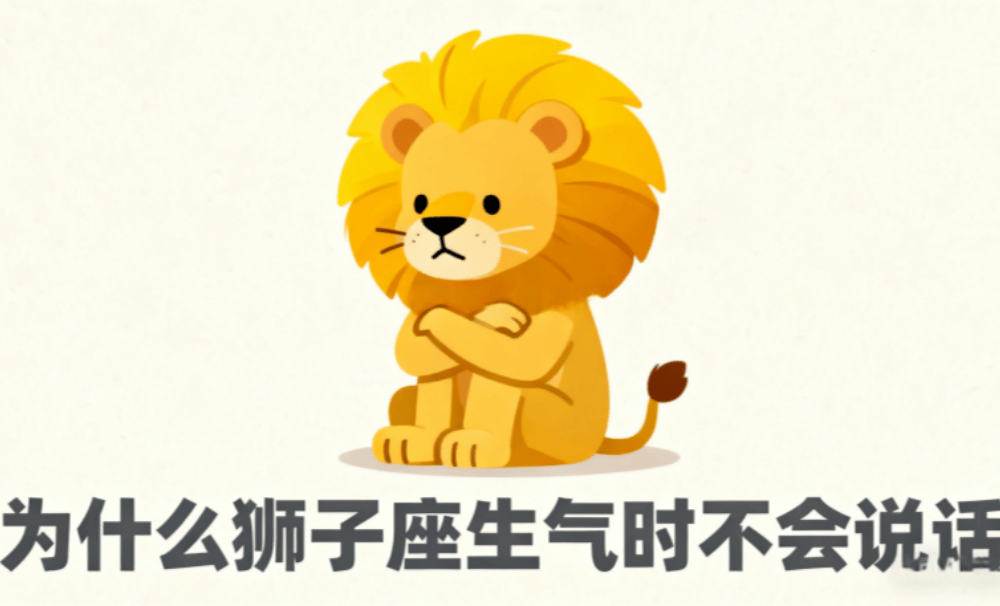 为什么狮子座生气的时候不会说话？