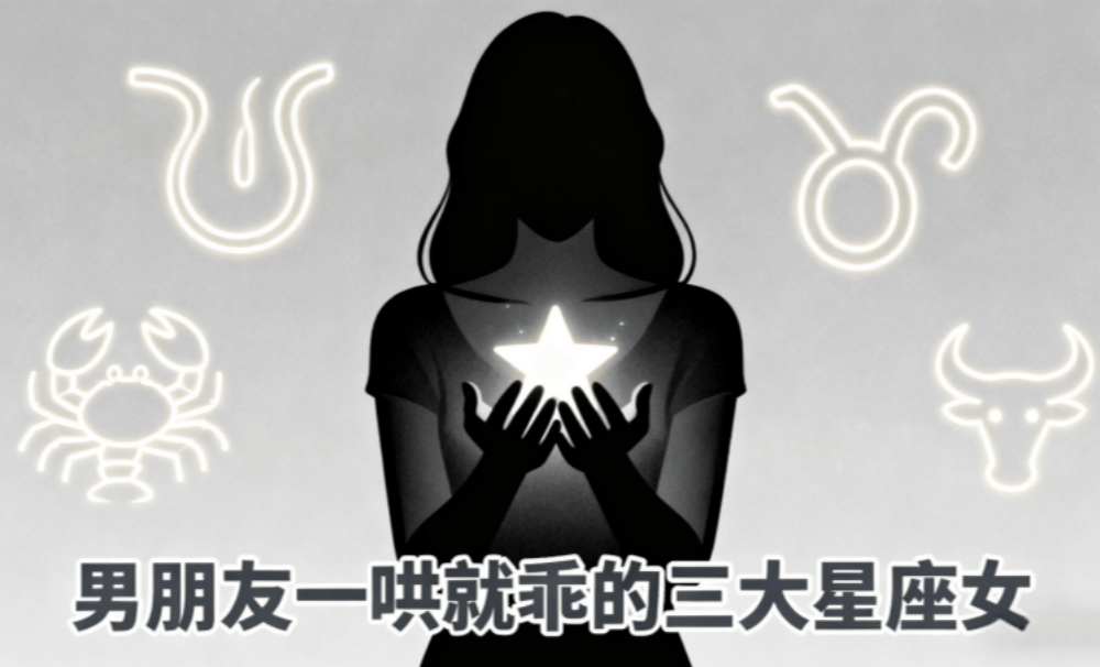 男朋友一哄就乖的三大星座女有哪些？