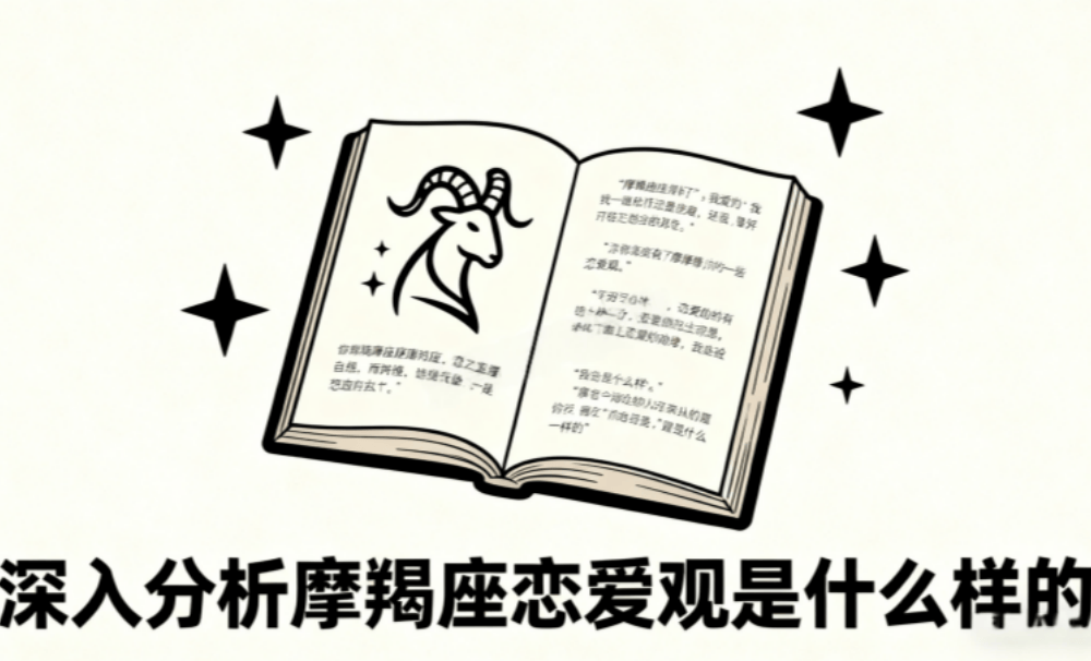 深入分析摩羯座恋爱观是什么样的？