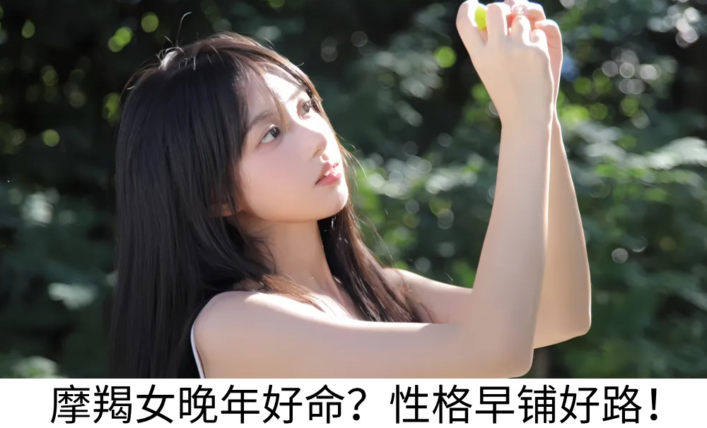 摩羯女晚年好命？性格早铺好路！
