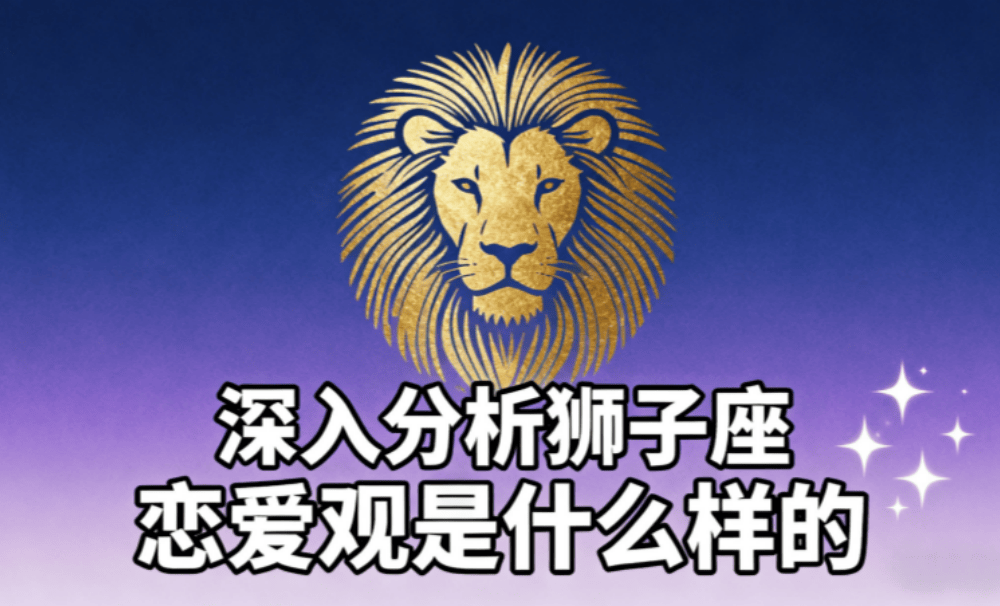 深入分析狮子座恋爱观是什么样的？