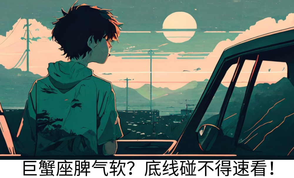 巨蟹座脾气软？底线碰不得速看！