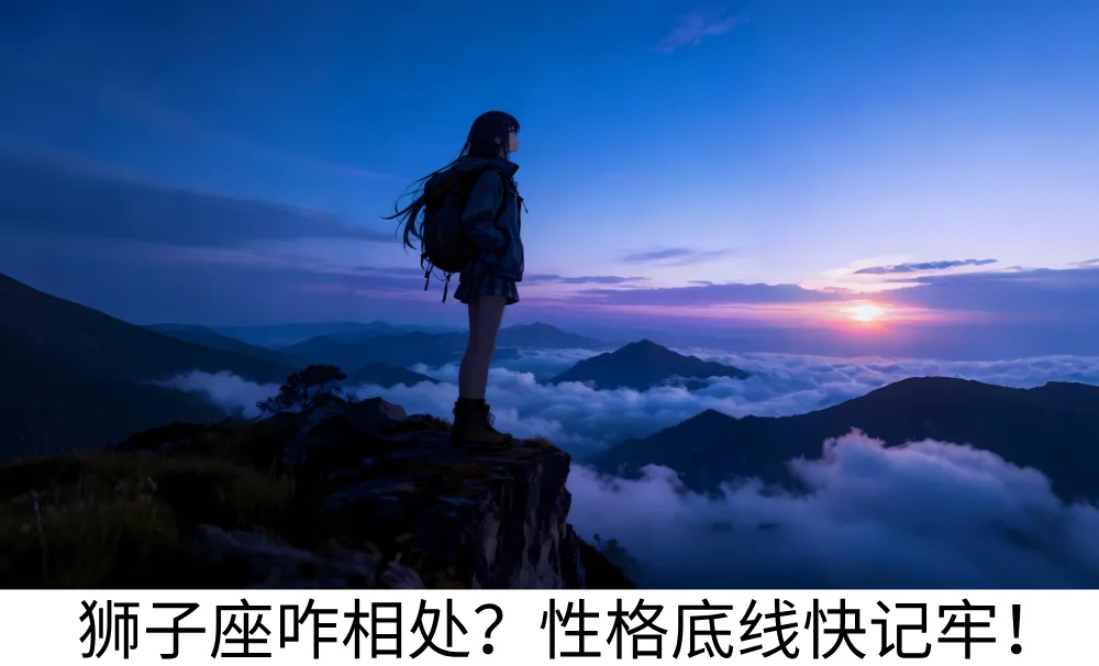 狮子座咋相处？性格底线快记牢！