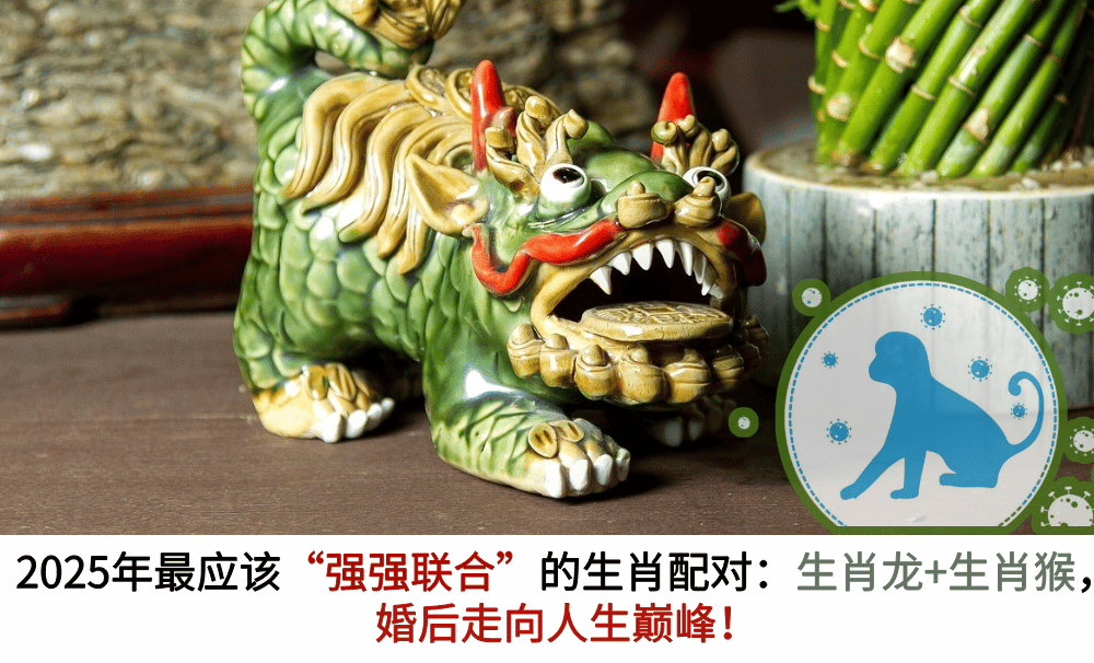 2025年最应该“强强联合”的生肖配对：生肖龙+生肖猴，婚后走向人生巅峰！