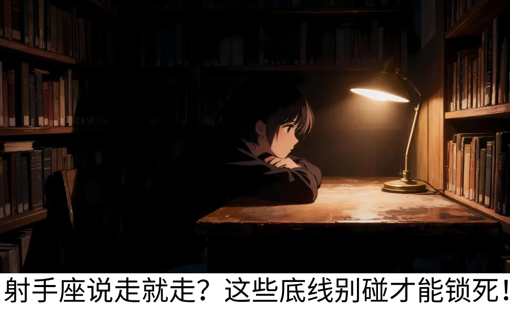 射手座说走就走？这些底线别碰才能锁死！