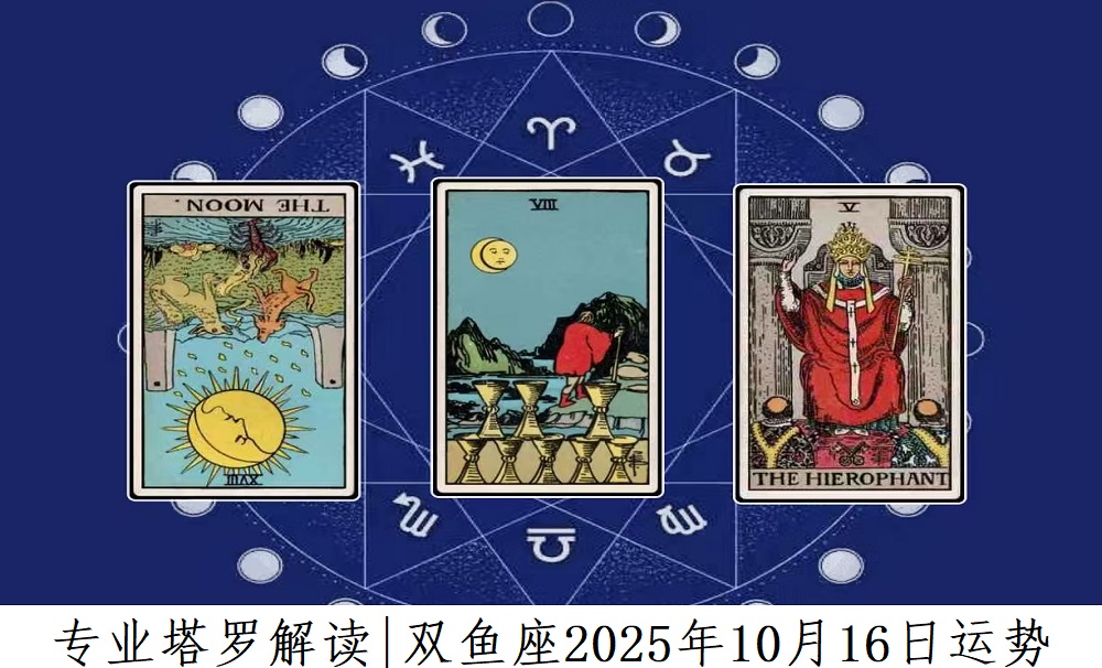 专业塔罗解读|双鱼座2025年10月16日感情、财富、事业运势